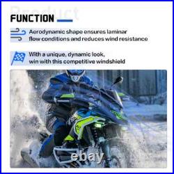 For BMW R1300GS R 1300 GS ADVENTURE Black Windshield Windscreen Wind Deflectors
