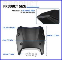 For BMW R1300GS R 1300 GS ADVENTURE Black Windshield Windscreen Wind Deflectors