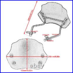 For BMW R nineT Pure Scrambler Windshield Front Fairing Wind Deflector Aluminum