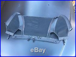 Genuine OEM BMW Z3 wind deflector Mesh black cover with Clips Fixings Bolts