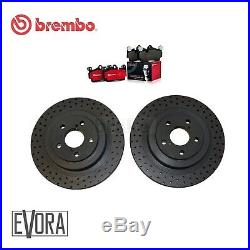 Impreza WRX Rear Drilled Brake Discs and Brembo Pads 2001-2007