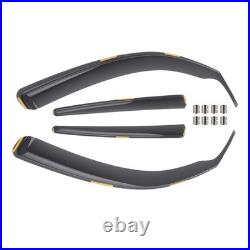 In-Channel Rain Guards for BMW 1 Series F20 11-19 Front Rear Tinted 4pc