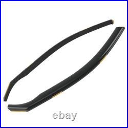 In-Channel Tinted Vent Visors For BMW 5 Series E60 Saloon 04-10 Front+Rear 4pc