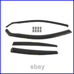 In-Channel Wind Deflectors Tinted Acrylic Set for BMW 5 Series F10 2010-2017