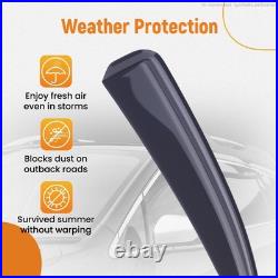 In-Channel Wind Deflectors for BMW 3 Series 2012-2018 Tinted 4pc Set