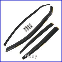 In-Channel Wind Deflectors for BMW 5 Series E60 Saloon 2004-2010 Front Rear Set
