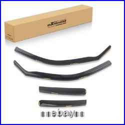 In-Channel Wind Deflectors for BMW X5 E70 2006-2013 5 Doors SUV Black Tinted