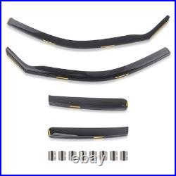 In-Channel Wind Deflectors for BMW X5 E70 2006-2013 5 Doors SUV Black Tinted