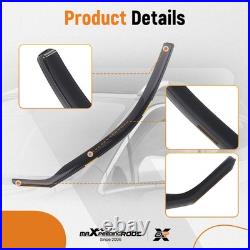 In-Channel Wind Deflectors for BMW X5 E70 2006-2013 5 Doors SUV Black Tinted