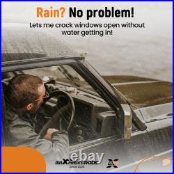 In-Channel Wind Deflectors for BMW X5 E70 2006-2013 5 Doors SUV Black Tinted