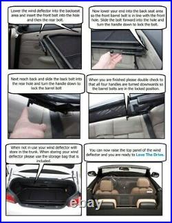 Love The Drive Convertible Wind Deflector For 2014-2020 BMW 2-Series F23 218 M