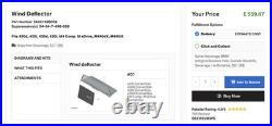 New Genuine Bmw 4 Series 7496058 G83 G23 Convertible Wind Deflector Rrp £560
