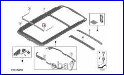 New Genuine Bmw X5 F15 Panorama Roof Wind Slipstream Deflector 54107387030