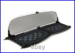 New Genuine MINI Wind Deflector Checkered / Chrome 54340445398