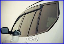 Open Box WellVisors For 11-16 BMW X3 BLACK Trim Side Window Visors