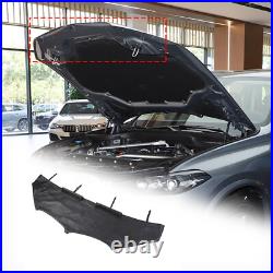 PU Leather Car Bonnet Hood Bra Wind & Bug Deflectors For BMW X5/X5L 2019-2023