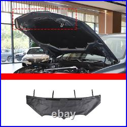 PU Leather Car Bonnet Hood Bra Wind & Bug Deflectors For BMW X5/X5L 2019-2023