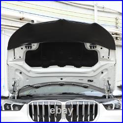 PU Leather Car Bonnet Hood Bra Wind Bug Deflectors Protector For BMW X1 2023-24
