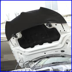 PU Leather Car Bonnet Hood Bra Wind Bug Deflectors Protector For BMW X1 2023-24