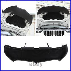 PU Leather Car Bonnet Hood Bra Wind Bug Deflectors Protector For BMW X1 2023-24