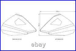 Puig Front Upper Wind Deflectors Clear BMW R1200GS R1250GS & Adv. 13 24