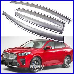 Rain Guard Window Visor Vent Shade Wind Deflectors for 2024 2025 BMW X2 M35i 28i