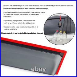 Rain Guard Window Visor Vent Shade Wind Deflectors for 2024 2025 BMW X2 M35i 28i