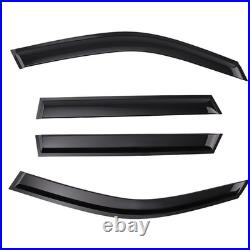 Rain Guards Window for BMW X1 E84 2009-2015 Wind Deflectors 4x Black Visors