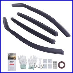 Rain Shields for BMW 3 Series F30 2012-2018 Window Deflectors In Channel Mount
