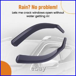 Rain Shields for BMW 3 Series F30 2012-2018 Window Deflectors In Channel Mount