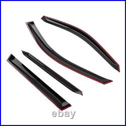 Rain Wind Deflectors for BMW X5 E53 1999-2006 Black Tinted Outside Mount t