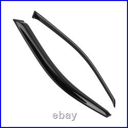 Rain Wind Deflectors for BMW X5 E53 1999-2006 Black Tinted Outside Mount t