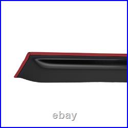 Rain Wind Deflectors for BMW X5 E53 1999-2006 Black Tinted Outside Mount t