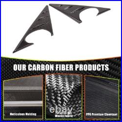 Real Carbon fiber Anti-wind Buffeting Deflector For BMW 3 Series E90 E92 2005-12