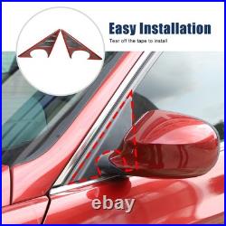 Real Carbon fiber Anti-wind Buffeting Deflector For BMW 3 Series E90 E92 2005-12