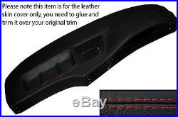Red Stitch Dash Dashboard Leather Skin Cover Fits Bmw 5 Series E28 1981-1987