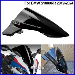 S1000RR Black Front Windscreen Windshield Wind Deflector For BMW S1000 RR 19-24