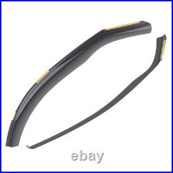 Side Wind Deflectors For BMW 1 Series F20 11-19 In-Channel 4pc Smoke