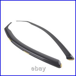 Side Wind Deflectors For BMW 1 Series F20 11-19 In-Channel 4pc Smoke