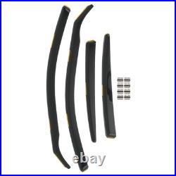 Smoke Tinted In-Channel Window Visors for BMW 5 Series E60 Saloon 2004-2010@G9PT