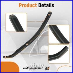 Smoke Tinted In-Channel Window Visors for BMW 5 Series E60 Saloon 2004-2010@G9PT
