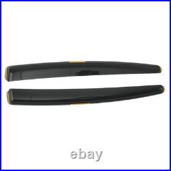 Smoke Tinted In-Channel Window Visors for BMW 5 Series E60 Saloon 2004-2010@G9PT