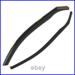Smoke Tinted In-Channel Window Visors for BMW 5 Series E60 Saloon 2004-2010@G9PT