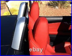 Smoke tinted wind deflector for BMW Z4 e89 no drilling easy DIY installation
