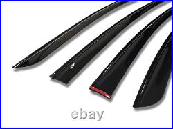 Tape-on Window Wind Visors Rain Guard Deflectors For BMW 3 E46 Coupe 1999-2006