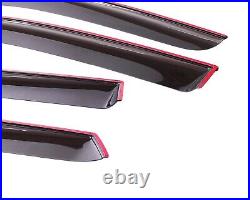 Tape-on Window Wind Visors Rain Guard Vent Deflectors For BMW X7 (G07) I 2018