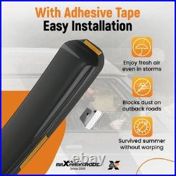 Tinted Side Window Deflectors For BMW 5 Series F10 Saloon 2010-2017 In-Channel