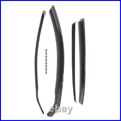 Tinted Window Visors for BMW F30 3 Series 2012-2018 In Channel Rain Guards 4pcs