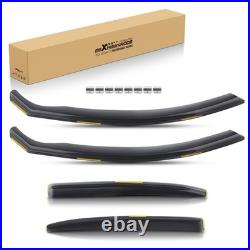 Tinted Window Visors for BMW F30 3 Series 2012-2018 In Channel Rain Guards 4pcs