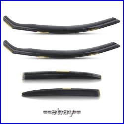 Tinted Window Visors for BMW F30 3 Series 2012-2018 In Channel Rain Guards 4pcs